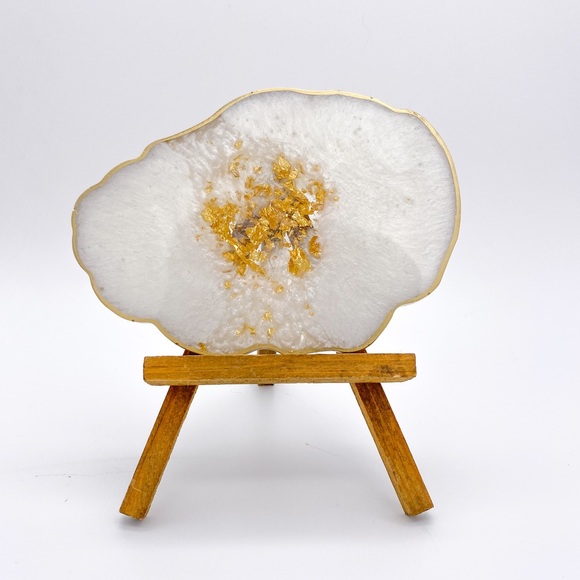 Set of 4 Geode Coasters | Agate Coasters - Picture 8 of 10